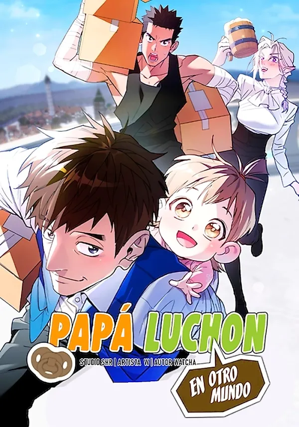 Papá luchón en otro mundo